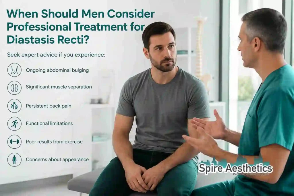 When Should Men Consider Professional Treatment for Diastasis Recti Bloxwich?